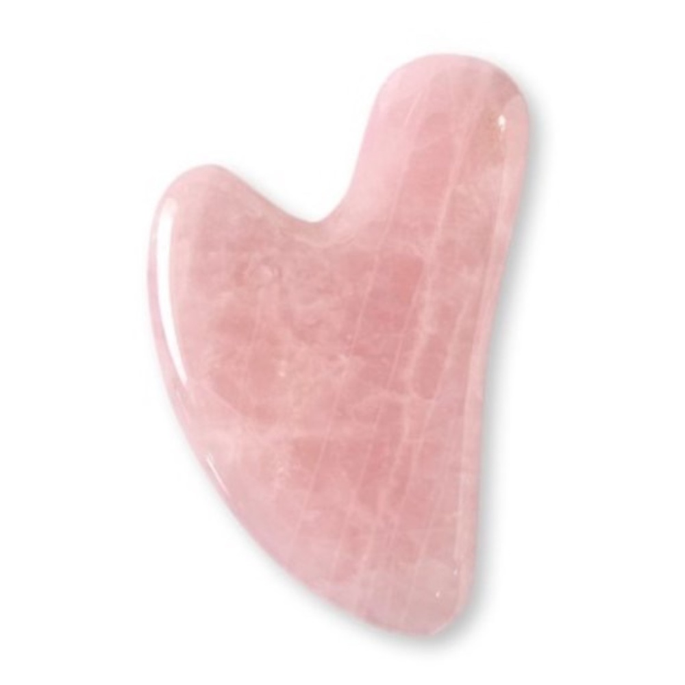 Rose Quartz Gua Sha undyed No Frills packaging